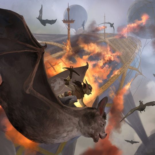 D&D Goblins riding giants bats