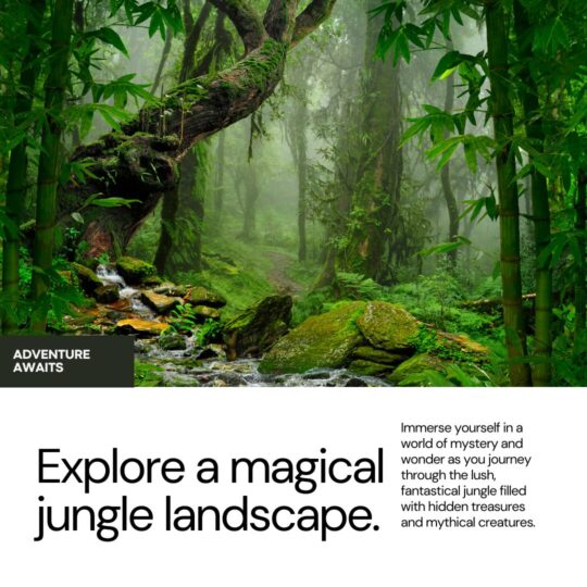 Lush Jungle Scene to inspire D&D adventure Ideas